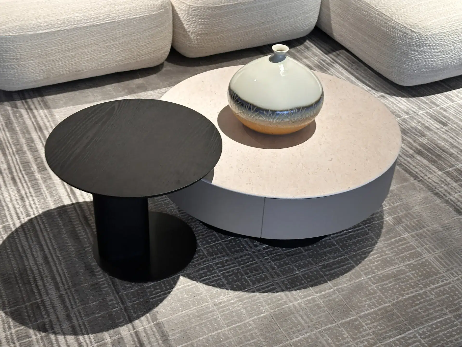 Coffee table 003 on display at EvergoCasa's Foshan showroom - small apartment decorating project ideas