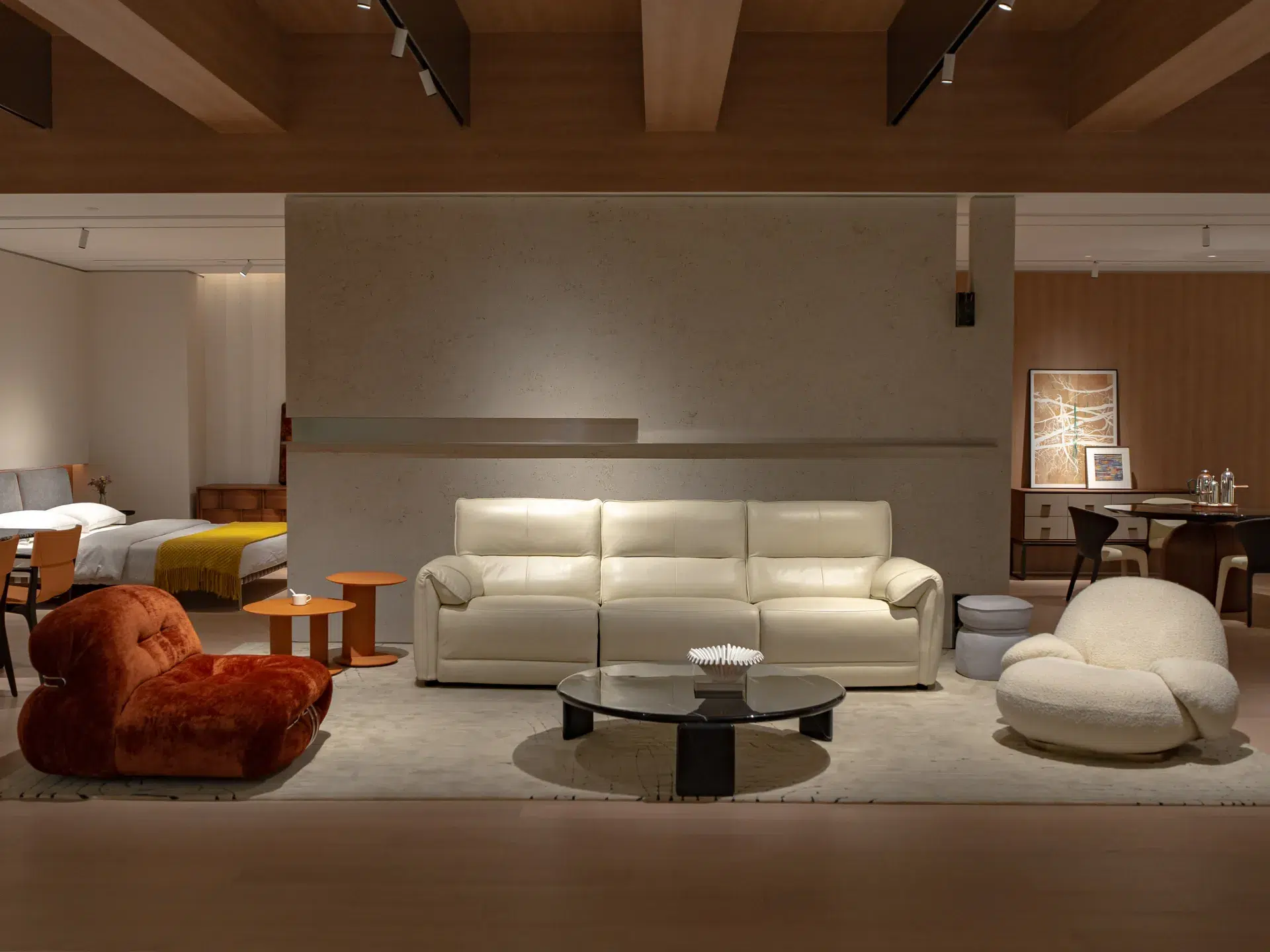 Room scene 014 on display at EvergoCasa's Foshan showroom - cabinet organization project ideas