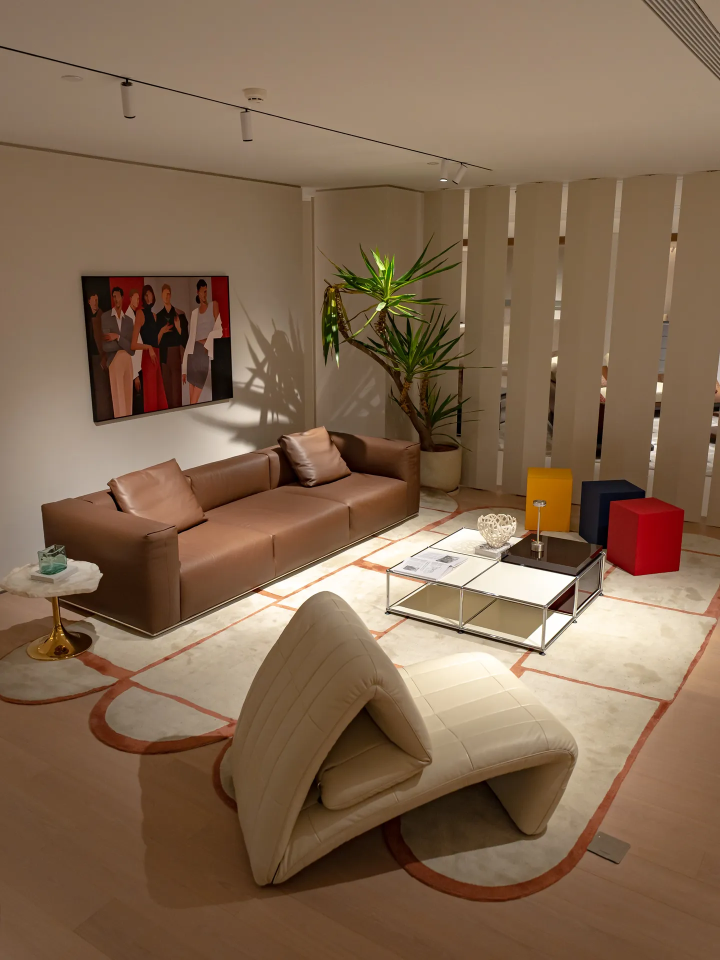 Scène pièce 020 exposée au showroom EvergoCasa de Foshan – idées de projets cuisine moderniste des années 50