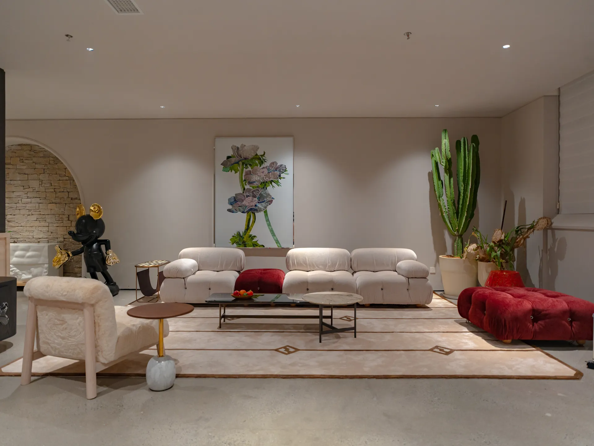 Room scene 021 on display at EvergoCasa's Foshan showroom - office interior design project ideas