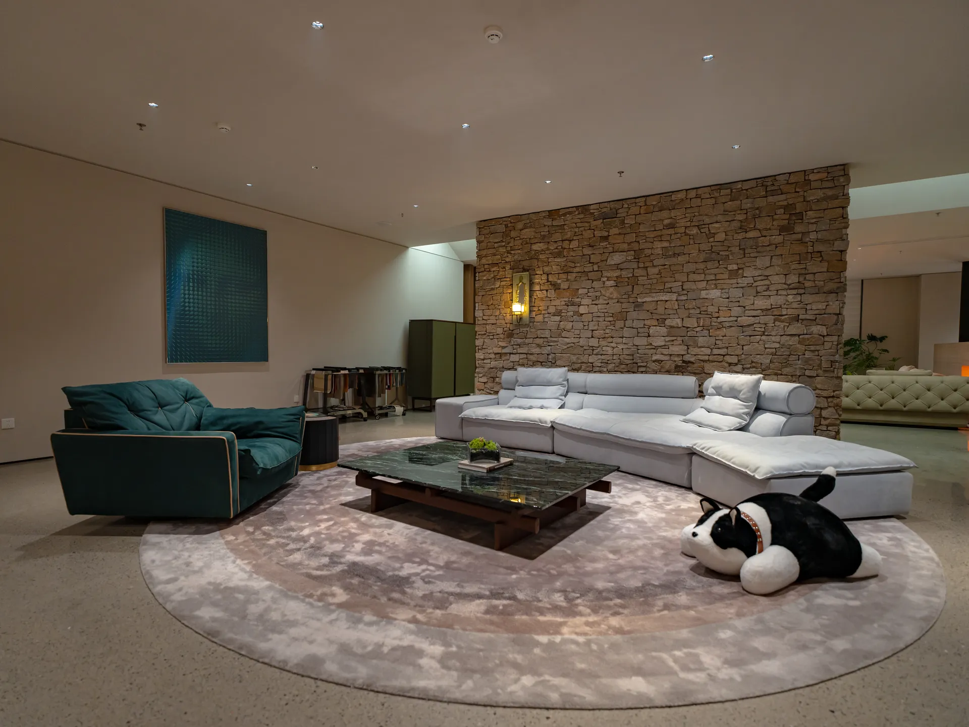Room scene 022 on display at EvergoCasa's Foshan showroom - small apartment decorating project ideas